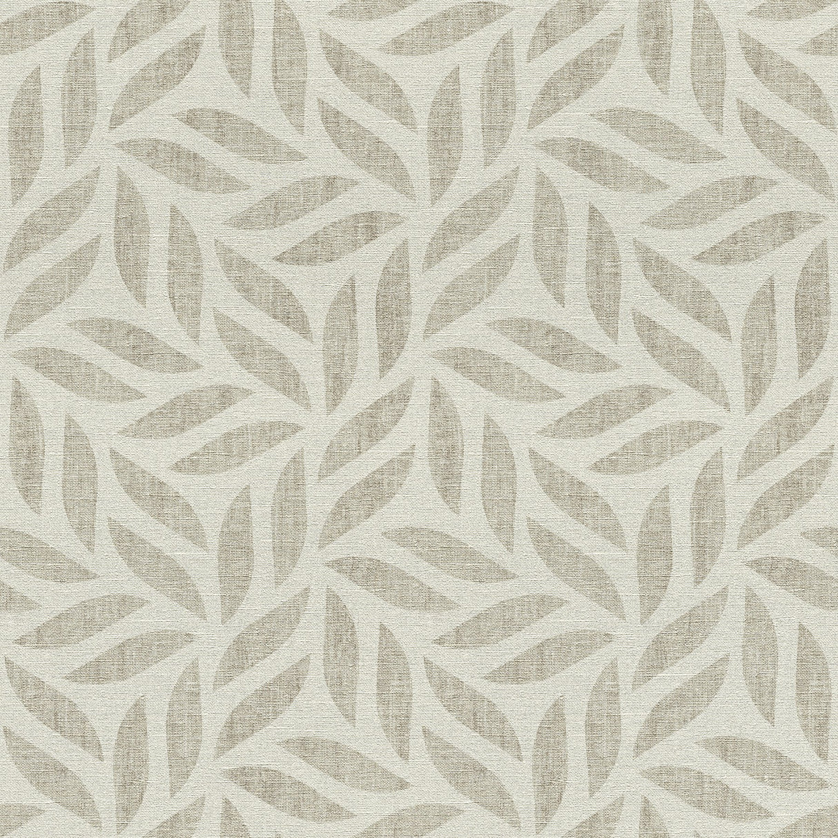 Sagano Light Grey Leaf Wallpaper with Raised Ink Botanical Texture - Advantage 2980-704631