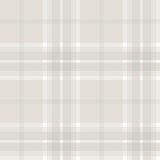 Sala White Plaid Wallpaper with Farmhouse Graphics Plaid Pattern - Advantage 2980-92123