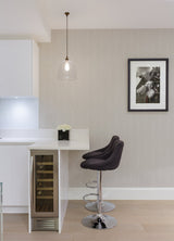Hartley Mauve Geo Wallpaper with Metallic Textured Trellis & Lattice - Advantage 2980-M41907
