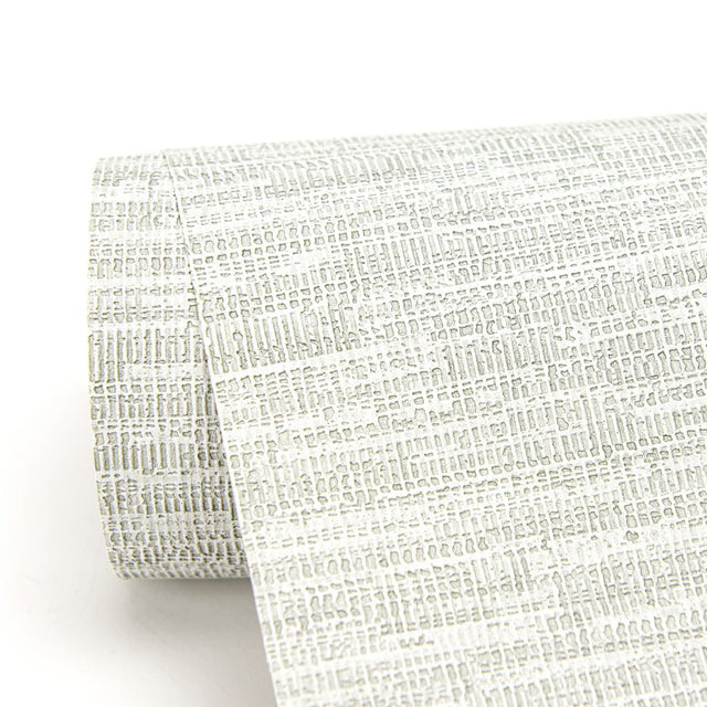 Wembly Off White Distressed Texture Wallpaper with Raised Ink Traditional Abstract Pattern - Warner 2984-2201