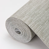 Wembly Stone Distressed Texture Grey Wallpaper with Raised Ink Textured Finish - Warner 2984-2204