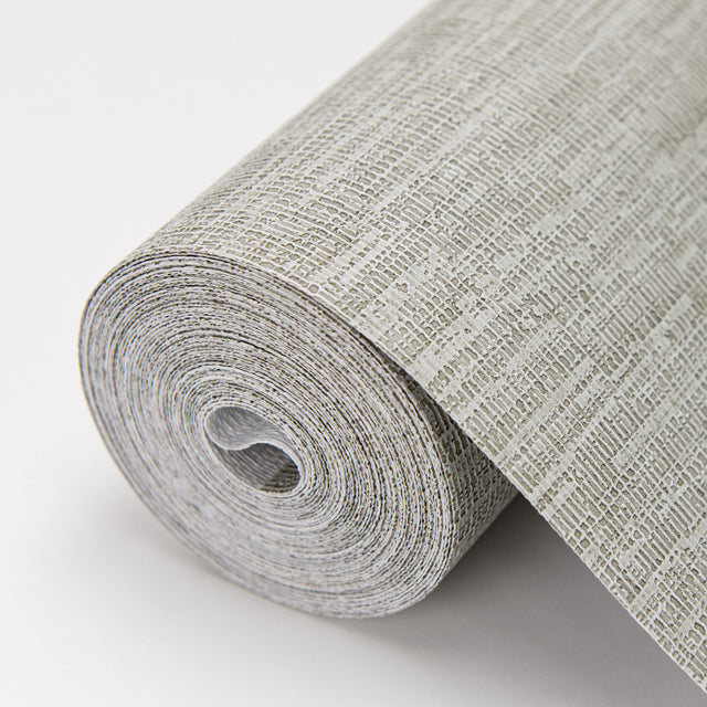 Wembly Stone Distressed Texture Grey Wallpaper with Raised Ink Textured Finish - Warner 2984-2204