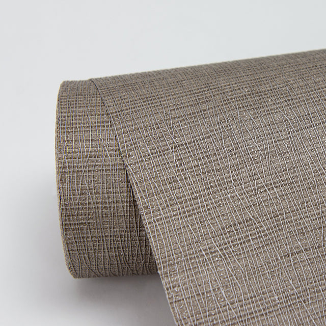 Koto Taupe Distressed Texture Wallpaper with Abstract Raised Ink Texture - Warner 2984-2208