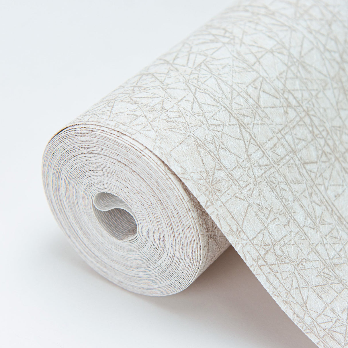 Nagano White Distressed Texture Wallpaper with Raised Ink Traditional Abstract Pattern - Warner 2984-2211