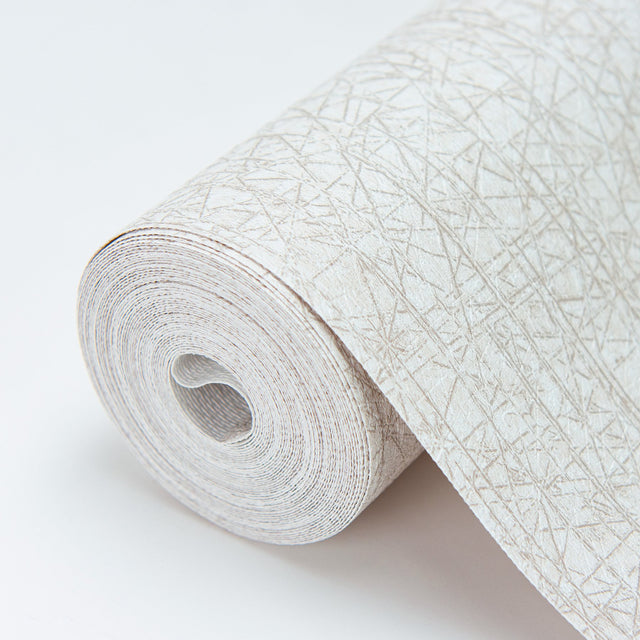 Nagano White Distressed Texture Wallpaper with Raised Ink Traditional Abstract Pattern - Warner 2984-2211