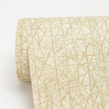 Nagano Taupe Distressed Texture Wallpaper with Raised Ink - Warner 2984-2212