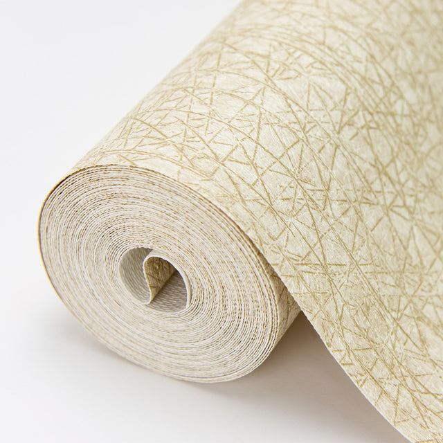 Nagano Taupe Distressed Texture Wallpaper with Raised Ink - Warner 2984-2212