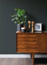 Nagano Blue Distressed Texture Wallpaper with Raised Ink Abstract Pattern - Warner 2984-2213