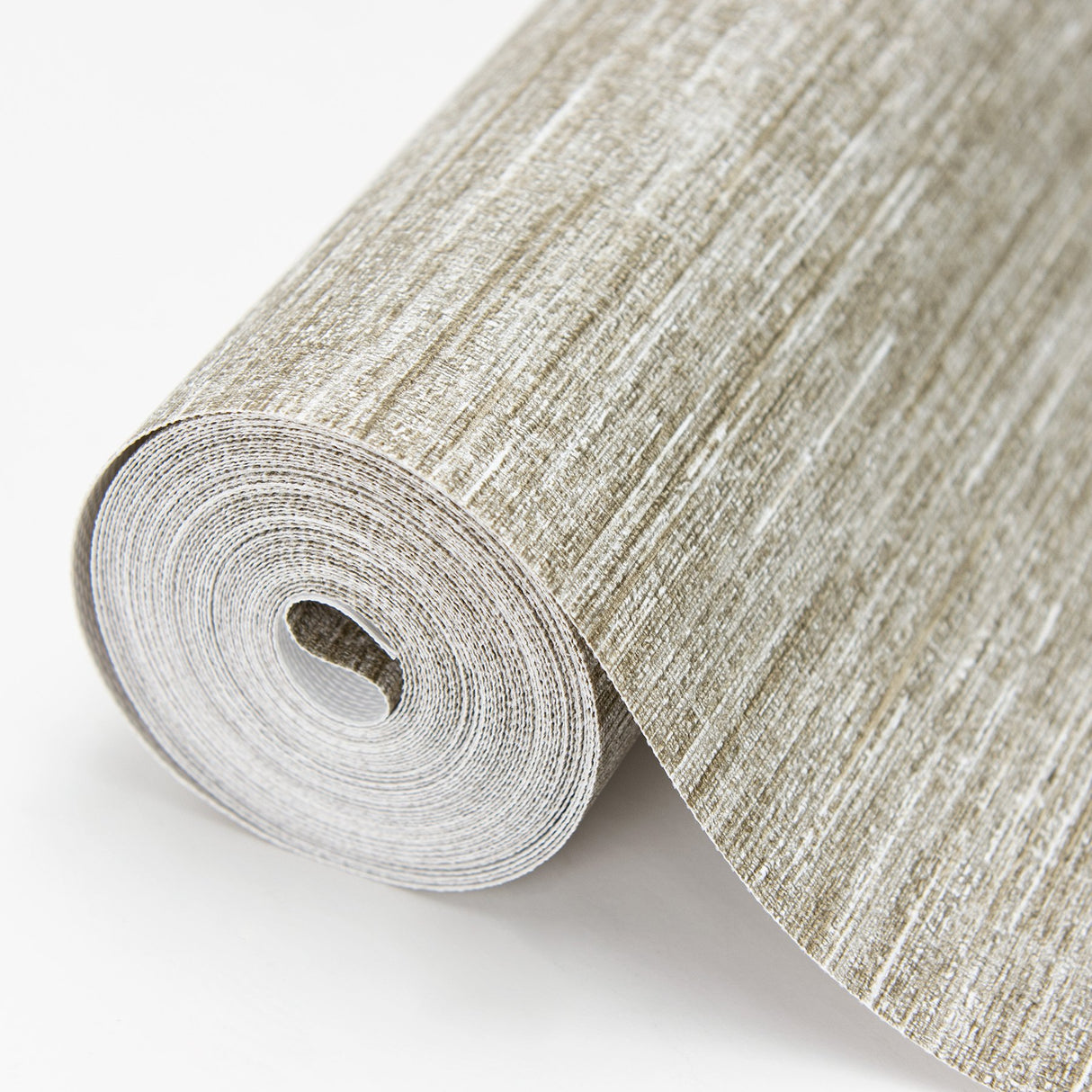 Cogon Light Brown Distressed Texture Wallpaper with Traditional Abstract Pattern - Warner 2984-2218