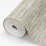 Cogon Light Brown Distressed Texture Wallpaper with Traditional Abstract Pattern - Warner 2984-2218