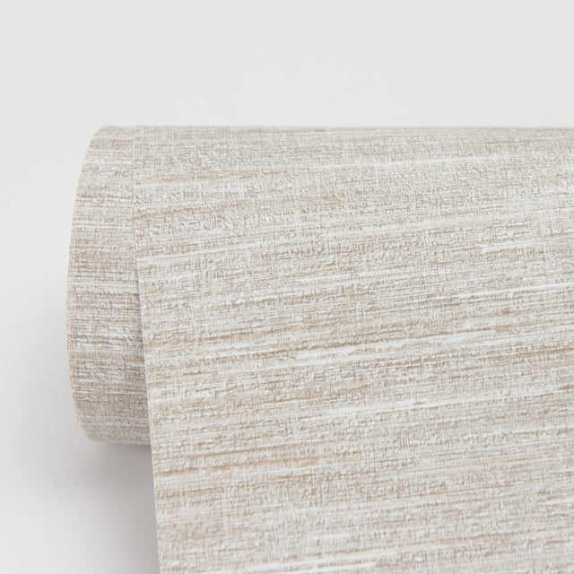Cogon Beige Distressed Texture Wallpaper with Traditional Abstract Pattern - Warner 2984-2219