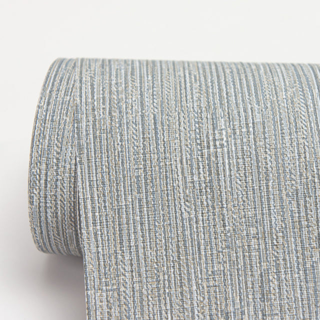 Grand Canal Light Blue Distressed Texture Wallpaper with Textured Abstract Pattern - Warner 2984-2223