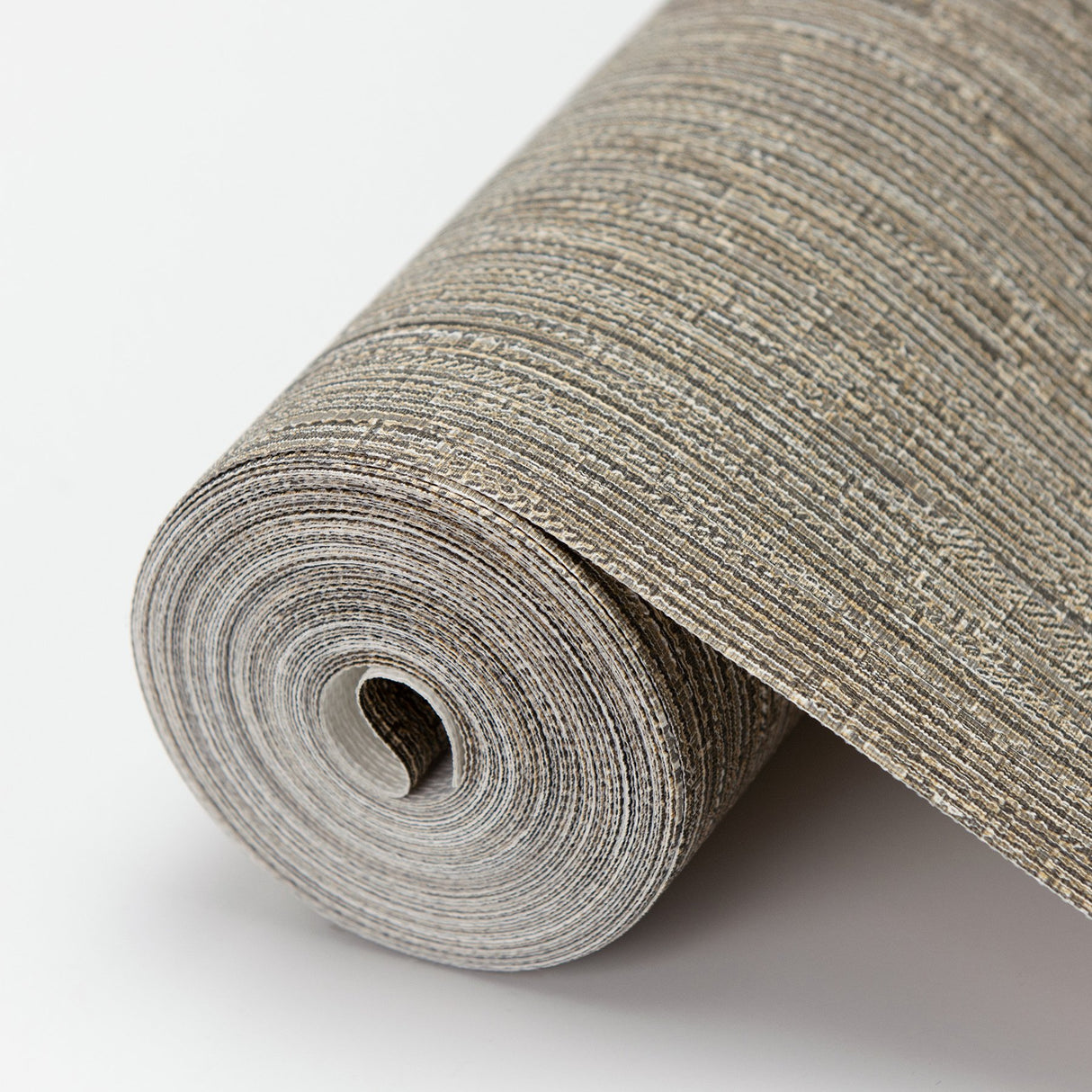 Grand Canal Brown Distressed Texture Wallpaper with Metallic Textured Finish - Brewster 2984-2224