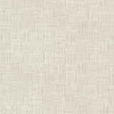 Thea Cream Geometric Wallpaper with Textured Metallic Raised-Ink Pattern - Warner 2984-2227