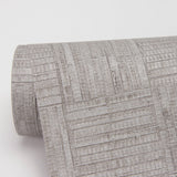Thea Grey Geometric Wallpaper with Modern Abstract Geometric Pattern - Warner 2984-2228