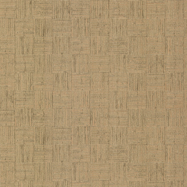 Thea Gold Geometric Wallpaper with Modern Abstract Quilted Texture - Warner 2984-2229
