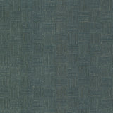 Thea Blue Geometric Wallpaper with Metallic Textured Abstract Geometrics - Warner 2984-2230