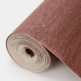 Aspero Red Faux Grasscloth Wallpaper with Textured Woven Look - Warner 2984-2780