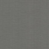 Bay Ridge Charcoal Faux Grasscloth Wallpaper with Textured Raised Ink - Warner 2984-2783