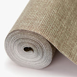 Bohemian Bling Olive Basketweave Wallpaper with Metallic Raised Ink Texture - Warner 2984-2784