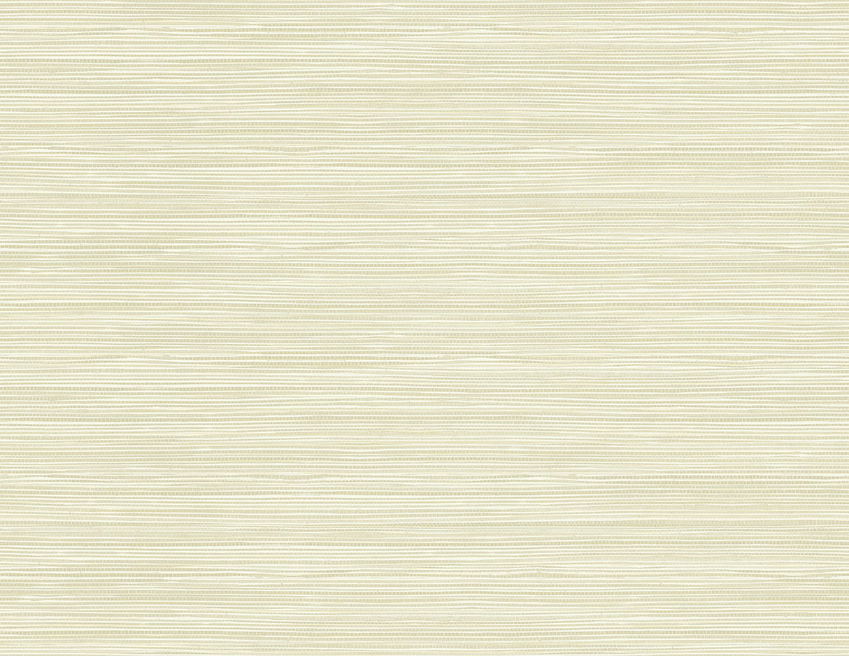 Bondi Cream Faux Grasscloth Texture Wallpaper with Raised Ink - Warner 2984-40904