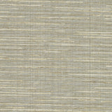 Bay Ridge Neutral Faux Grasscloth Wallpaper with Textured Raised Ink - Warner 2984-8018