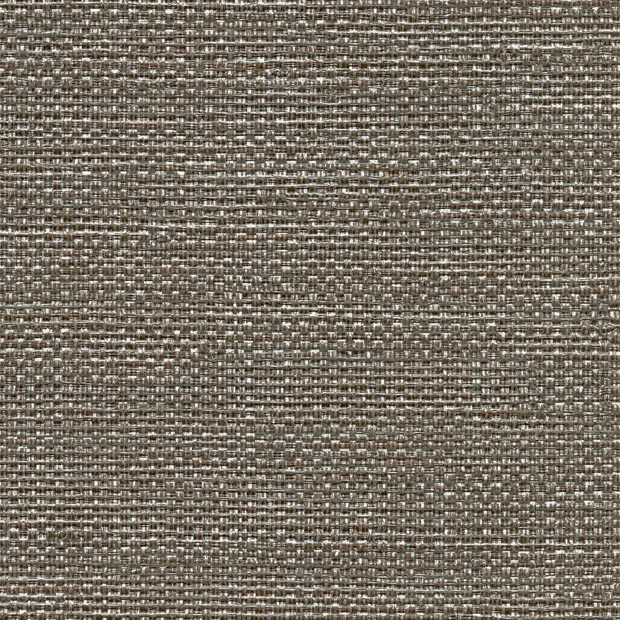 Bohemian Bling Bronze Basketweave Wallpaper with Metallic Texture Pattern - Warner 2984-8029
