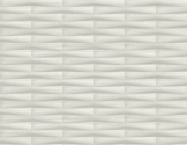 Gator Light Grey Geometric Stripe Wallpaper with Textured 3D Column Effect - A-Street Prints 2988-70008