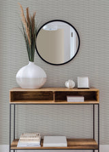 Gator Light Grey Geometric Stripe Wallpaper with Textured 3D Column Effect - A-Street Prints 2988-70008