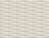 Gator Beige Geometric Stripe Wallpaper with Textured 3D-Look Geometric Stripes - A-Street Prints 2988-70013