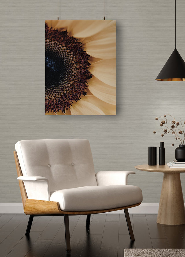 Shantung Slate Silk Wallpaper with Fabric & Woven Texture - A-Street Prints 2988-70107