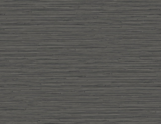 Rushmore Black Faux Grasscloth Textured Wallpaper - A-Street Prints 2988-70310