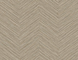 Apex Light Brown Weave Wallpaper with Textured Chevron Graphics - A?Street Prints 2988-70405