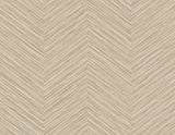 Apex Beige Weave Wallpaper with Chevron Faux Grasscloth Texture - A-Street Prints 2988-70406
