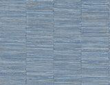 Jenga Blue Striped Column Textured Vinyl Wallpaper - A-Street Prints 2988-70602