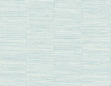 Jenga Aqua Striped Column Wallpaper with Textured Geometric Abstract Pattern - A-Street Prints 2988-70604