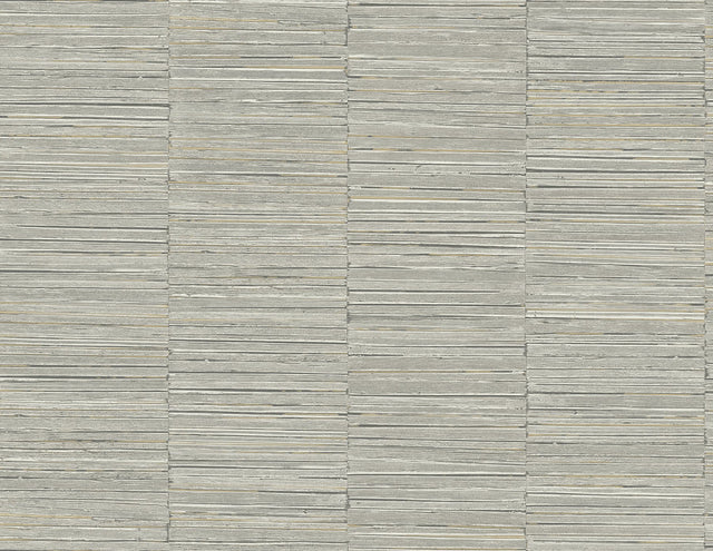 Jenga Grey Striped Column Textured Wallpaper with Abstract Geometric Pattern - A-Street Prints 2988-70606