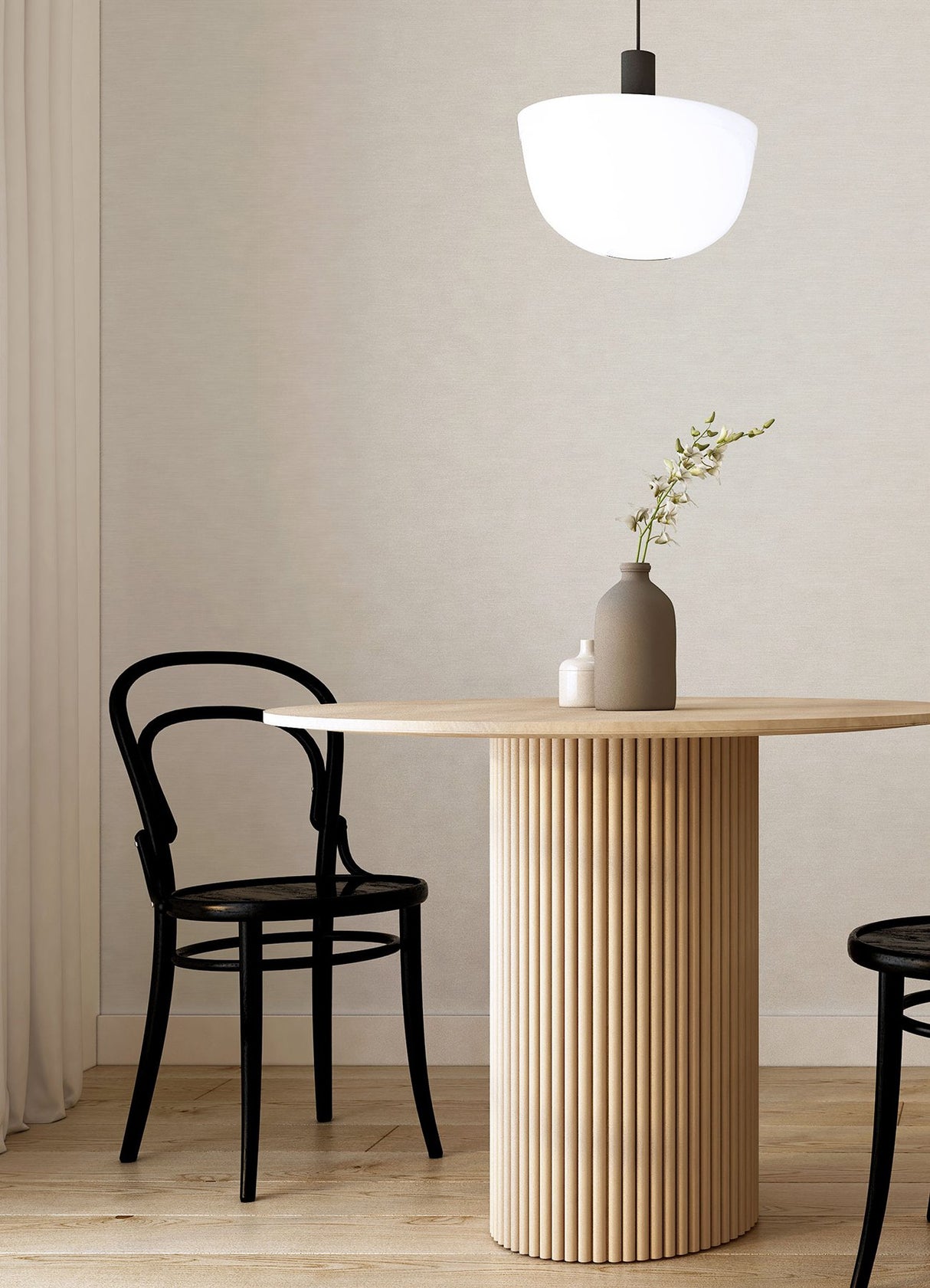 Moroccan Light Grey Sisal Texture Wallpaper with Faux Grasscloth Texture - A?Street Prints 2988-70717
