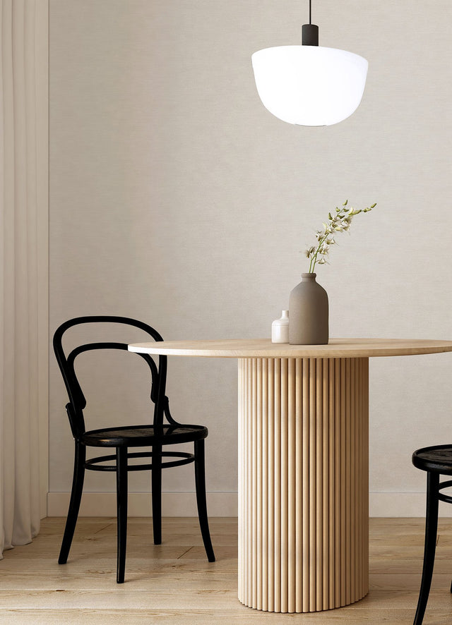 Moroccan Light Grey Sisal Texture Wallpaper with Faux Grasscloth Texture - A?Street Prints 2988-70717