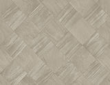 Thriller Grey Wood Tile Wallpaper with Modern Geometric Woodgrain Pattern - A-Street Prints 2988-70818