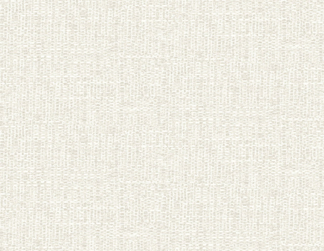 Snuggle White Woven Texture Wallpaper with Modern Abstract Woven Pattern - A-Street Prints 2988-70900