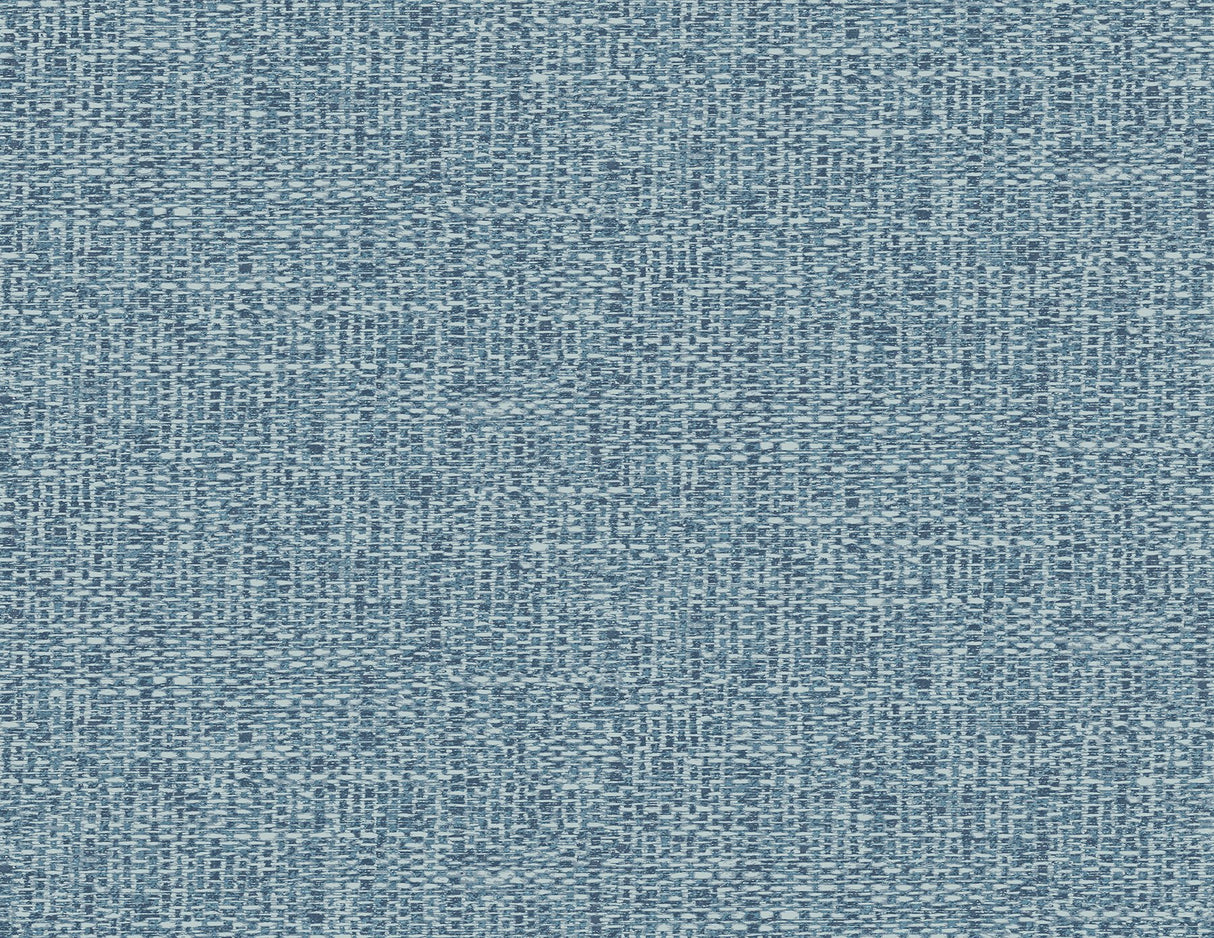 Snuggle Blue Woven Texture Wallpaper with Modern Abstract Graphic Pattern - A-Street Prints 2988-70902