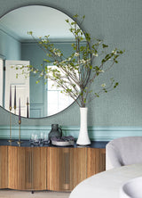 Snuggle Teal Woven Texture Wallpaper, Textured Abstract Modern - A-Street Prints 2988-70904