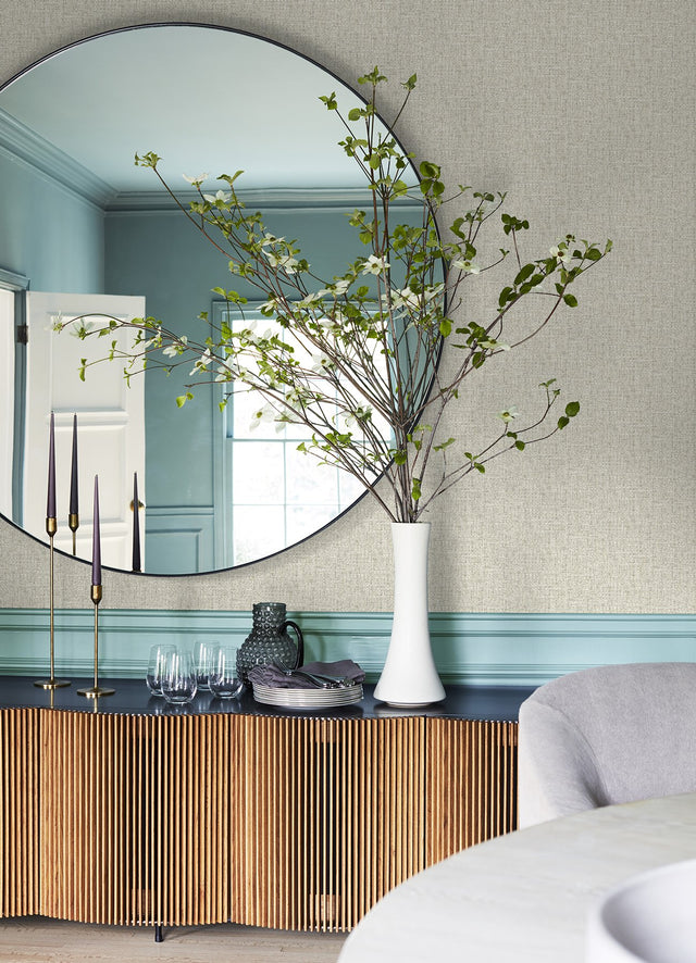 Snuggle Neutral Woven Texture Wallpaper with Modern Abstract Woven Pattern - A-Street Prints 2988-70913