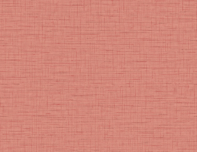 Salamander Red Woven Textured Wallpaper with Fabric & Woven Textures Motif - A-Street Prints 2988-71001