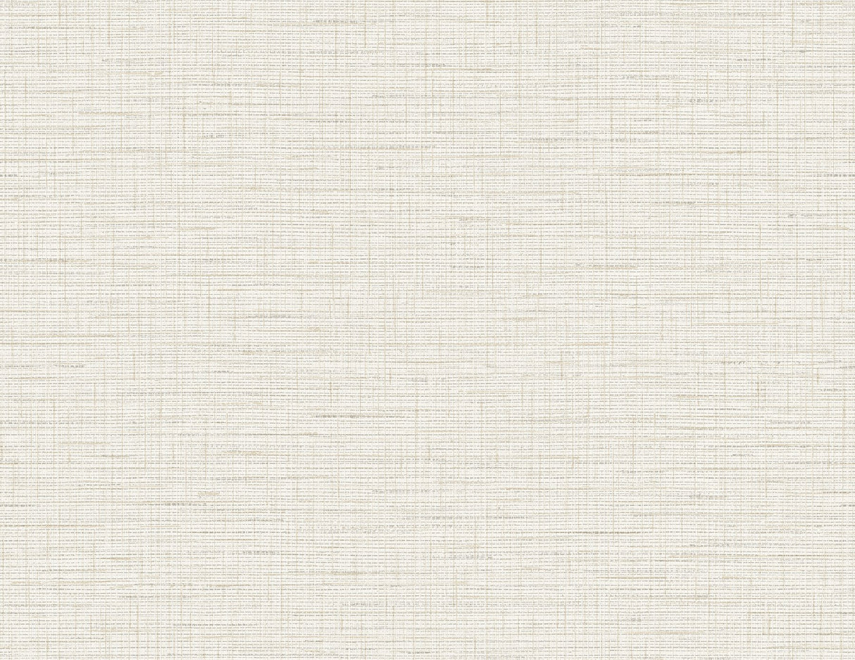 Salamander Eggshell Woven Textured Vinyl Wallpaper with Fabric & Woven Texture Motif - A?Street Prints 2988-71003