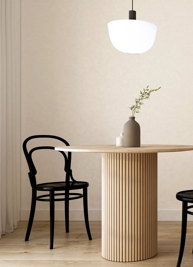 Salamander Eggshell Woven Textured Vinyl Wallpaper with Fabric & Woven Texture Motif - A?Street Prints 2988-71003