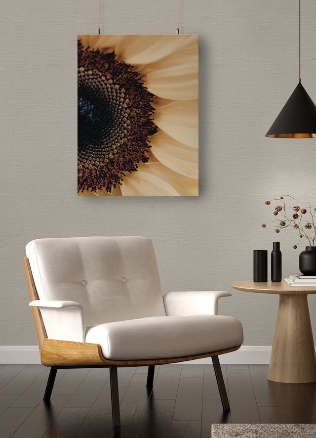 Salamander Eggshell Woven Textured Vinyl Wallpaper with Fabric & Woven Texture Motif - A?Street Prints 2988-71003