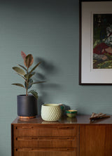 Salamander Light Blue Woven Textured Wallpaper with Fabric & Woven Textures Motif - A-Street Prints 2988-71024