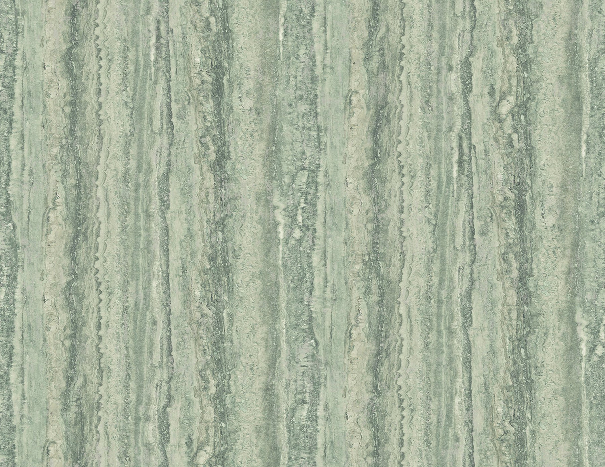 Hilton Green Marbled Paper Wallpaper with Abstract Marbled Pattern, Textured Transitional Style - A-Street Prints 2988-71104